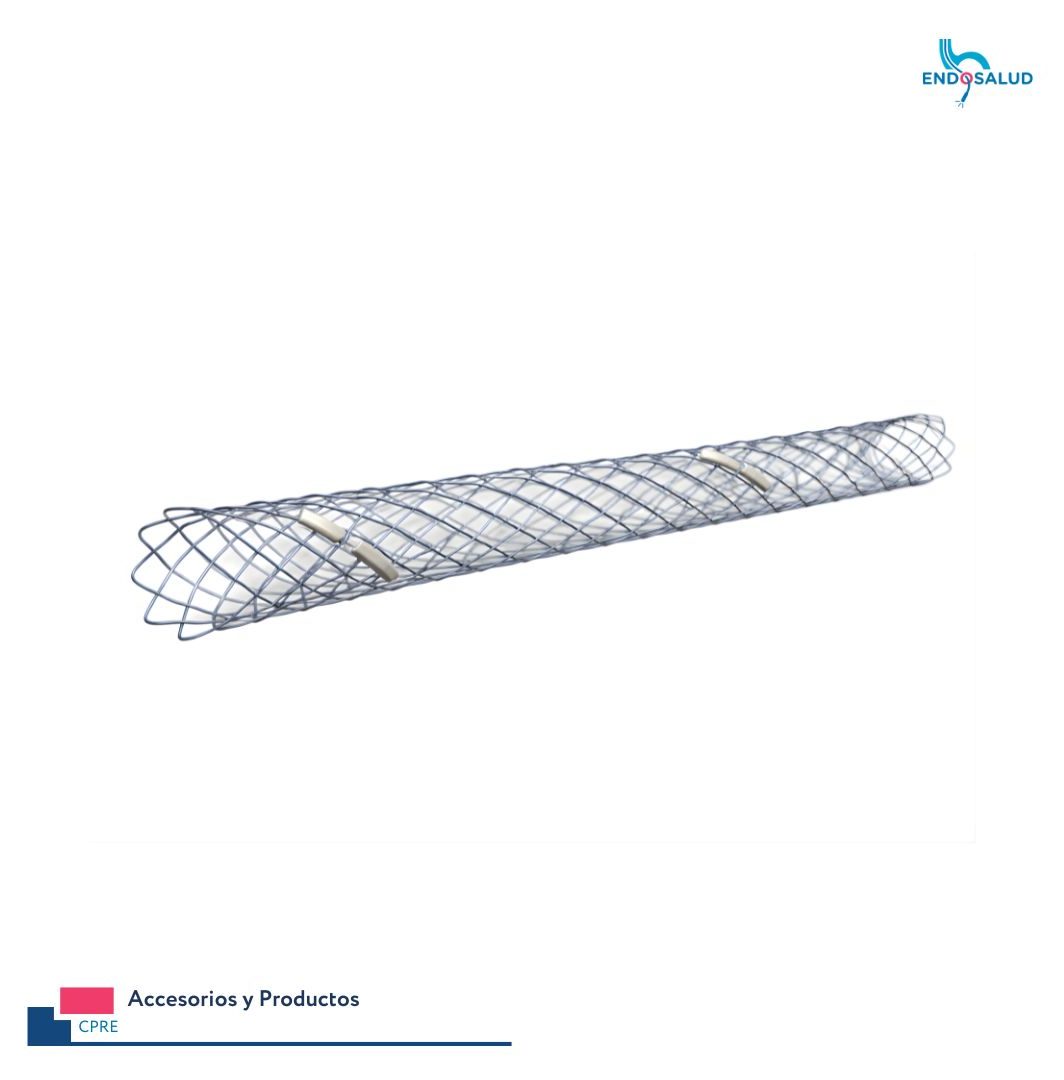 Prótesis biliar metálica autoexpandible cubierta