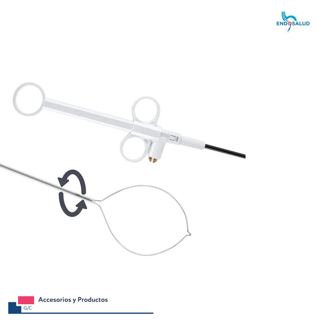 Asa de polipectomía fría rotable, 10 mm