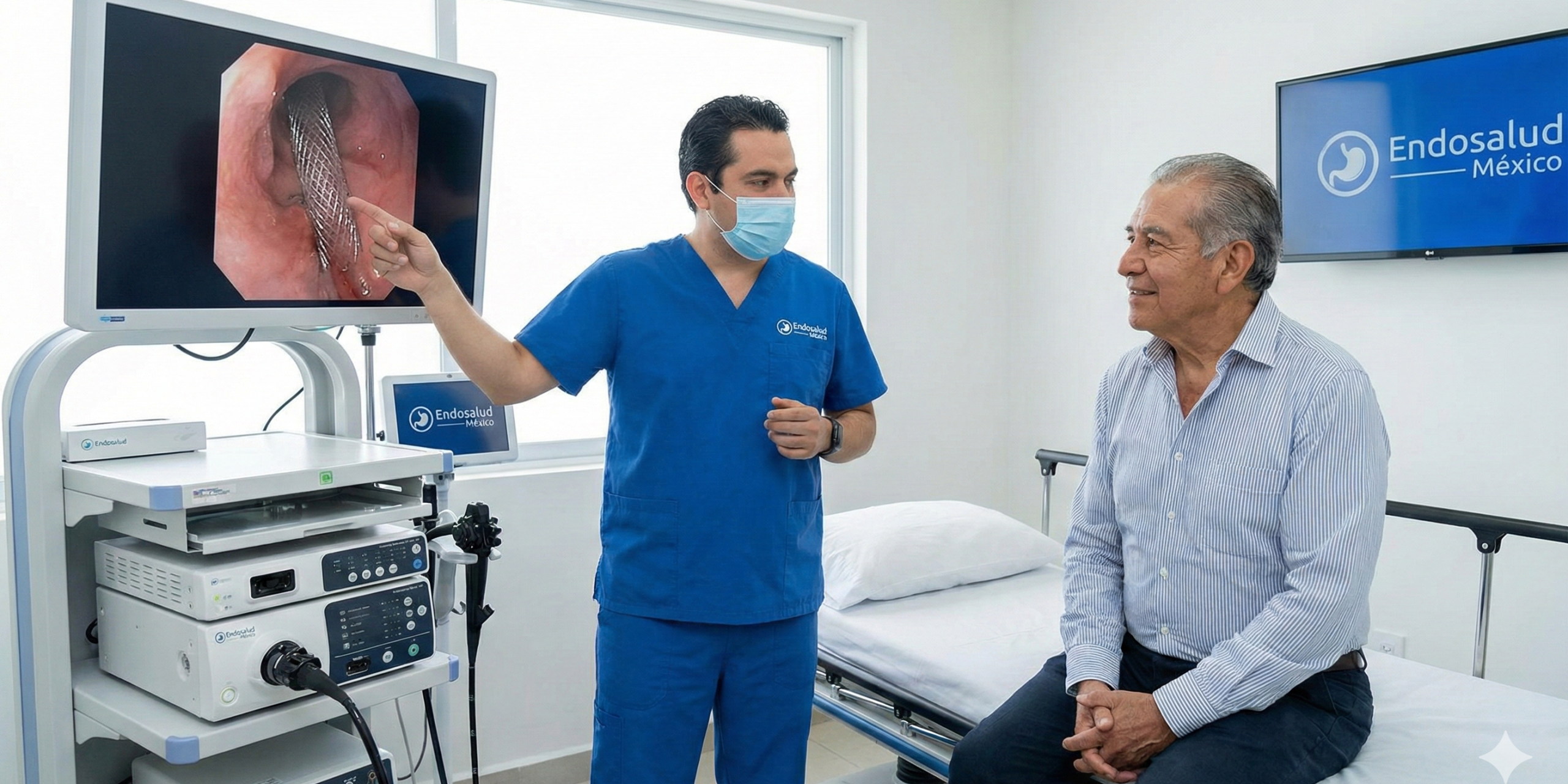 Endosalud Colocación de prótesis metálica endoscópica en Endosalud México.